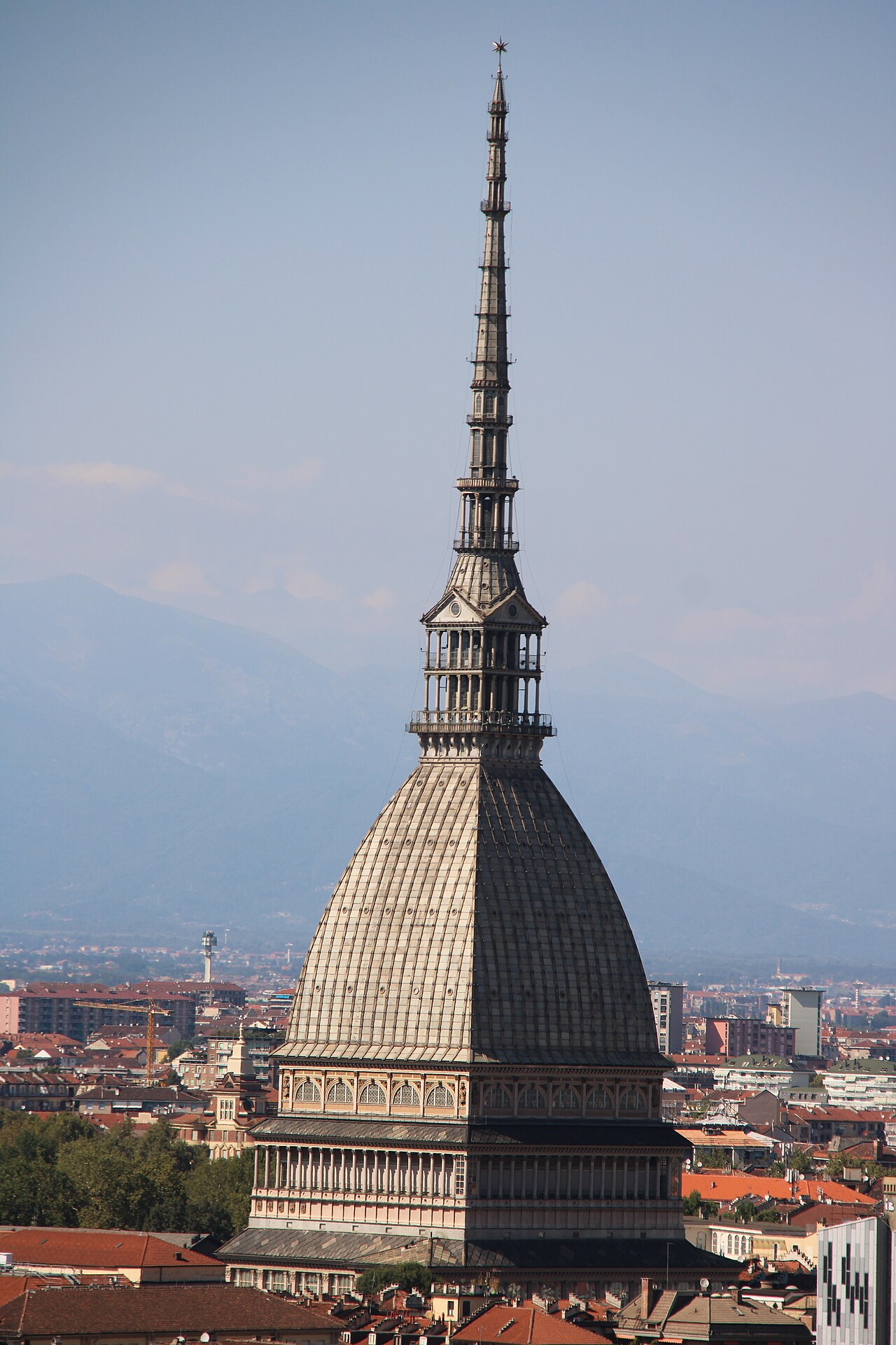 Turin Mole Antonelliana and cityscape